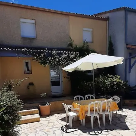 Nyaraló Kokua Developpement Presente Charmante Maison T3 Avec Piscine Valras-Plage